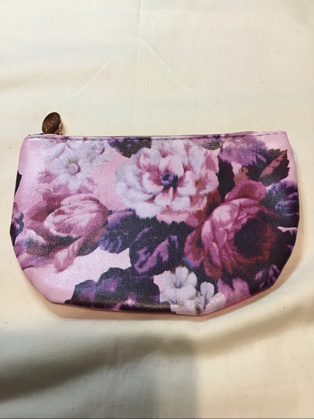 Ipsy floral makeup bag